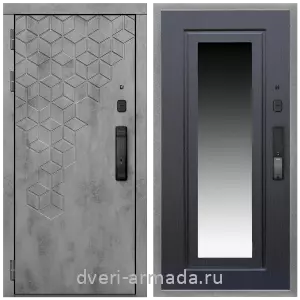 Двери со склада, Дверь входная Армада Квадро МДФ 16 мм Kaadas K9 / МДФ 16 мм ФЛЗ-120 Венге