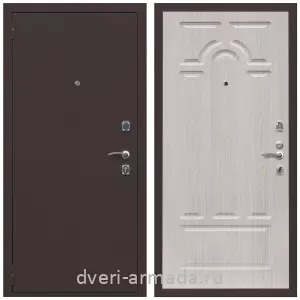 Входные двери Роял Вуд, Дверь входная Армада Комфорт Антик медь / МДФ 6 мм ФЛ-58 Дуб беленый
