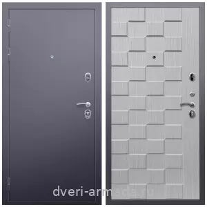 Темные входные двери, Дверь входная Армада Люкс Антик серебро / МДФ 16 мм ОЛ-39 Лиственница беж