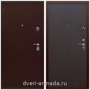 Входные двери Эконом, Недорогая дверь входная Армада Люкс Антик медь / МДФ 6 мм ПЭ Венге