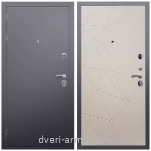 Двери со склада, Дверь входная Армада Люкс Антик серебро / МДФ 16 мм ФЛ-139 Какао нубук софт