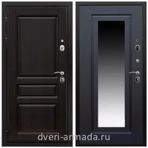Белые двери с зеркалом, Дверь входная Армада Премиум-Н МДФ 16 мм ФЛ-243  / МДФ 16 мм ФЛЗ-120 Венге
