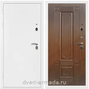 Двери со склада, Дверь входная Армада Оптима Белая шагрень / МДФ 6 мм ФЛ-2 Мореная береза