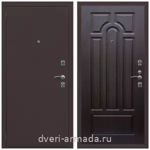Входные двери Эконом, Дверь входная Армада Комфорт Антик медь / МДФ 6 мм ФЛ-58 Венге