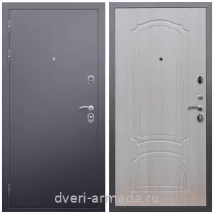 Входные двери в Подольске, Дверь входная Армада Люкс Антик серебро / МДФ 6 мм ФЛ-140 Дуб беленый с хорошей шумоизоляцией квартирная