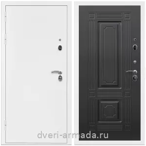 Левые входные двери, Дверь входная Армада Оптима Белая шагрень / МДФ 16 мм ФЛ-2 Венге