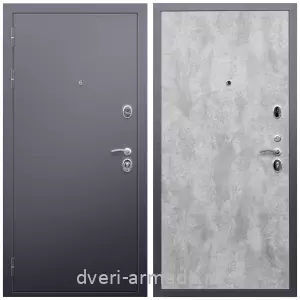 Современные входные двери, Дверь входная металлическая взломостойкая Армада Люкс Антик серебро / МДФ 6 мм ПЭ Цемент светлый