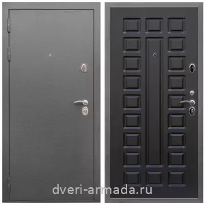 Темные входные двери, Дверь входная Армада Оптима Антик серебро / МДФ 16 мм ФЛ-183 Венге