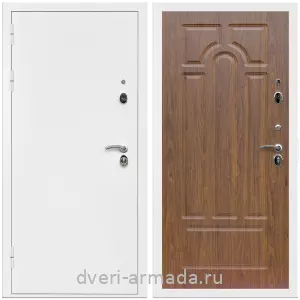 Входные двери в Подольске, Дверь входная Армада Оптима Белая шагрень / МДФ 6 мм ФЛ-58 Морёная береза