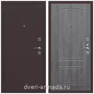 Входные двери Эконом, Дверь входная Армада Комфорт Антик медь / МДФ 6 мм ФЛ-138 Дуб Филадельфия графит