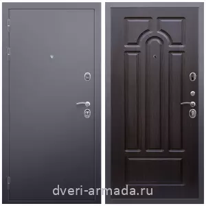 Темные входные двери, Дверь входная Армада Люкс Антик серебро / МДФ 6 мм ФЛ-58 Венге от завода в частный дом уличная