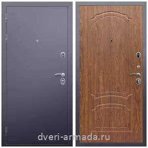 Входные двери с тремя петлями, Дверь входная металлическая утепленная Армада Люкс Антик серебро / МДФ 6 мм ФЛ-140 Морёная береза двухконтурная
