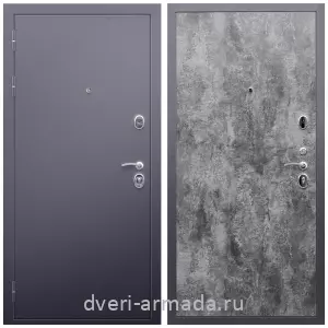 Антивандальные для квартир, Дверь входная металлическая взломостойкая Армада Люкс Антик серебро / МДФ 6 мм ПЭ Цемент темный
