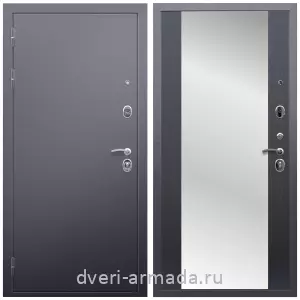Белые двери с зеркалом, Дверь входная утепленная Армада Люкс Антик серебро / МДФ 16 мм СБ-16 Венге в квартиру
