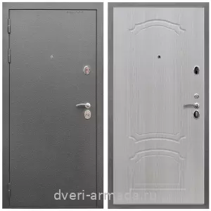Входные двери Престиж, Дверь входная Армада Оптима Антик серебро / МДФ 6 мм ФЛ-140 Дуб белёный