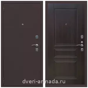 Входные двери лофт, Дверь входная Армада Комфорт Антик медь / МДФ 6 мм ФЛ-243 Эковенге