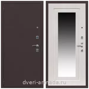 Входные двери 2050 мм, Дверь входная Армада Комфорт Антик медь / МДФ 16 мм ФЛЗ-120 Дуб белёный