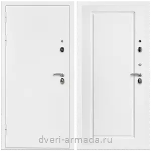 Антивандальные для квартир, Дверь входная Армада Оптима Белая шагрень / МДФ 16 мм ФЛ-119 Белый матовый