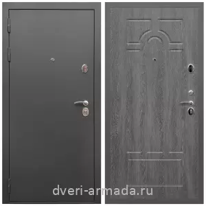 Входные двери с внутренней отделкой панелями МДФ, Дверь входная Армада Гарант / МДФ 6 мм ФЛ-58 Дуб Филадельфия графит